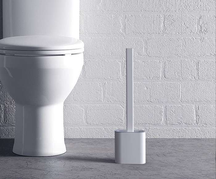 Silicone toilet brush