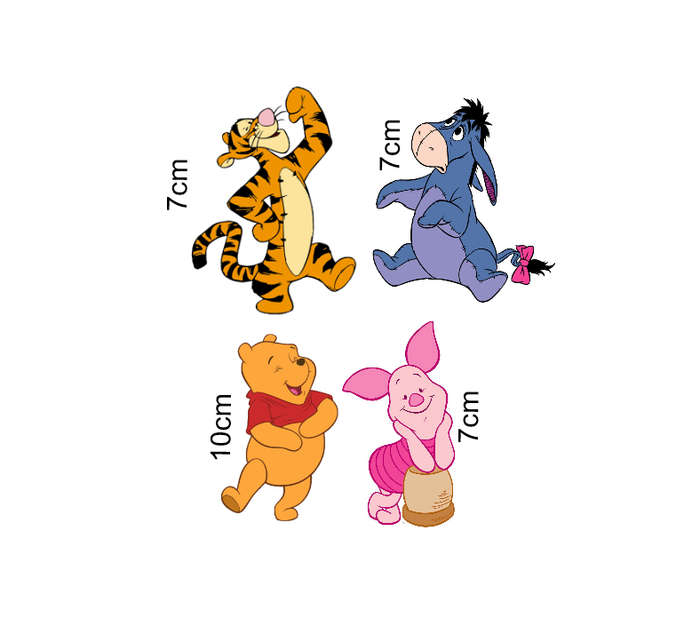Winnie the Pooh Sticker Pack - Pack of 50 Vinyl Stickers - Party Decor