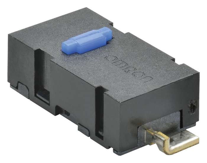 Omron (D2LS-21) Microswitch, Ultra Subminiature, Pin Plunger