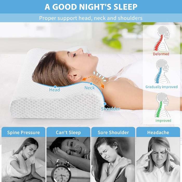 Rebound Neck Pillow for Cervical Relief