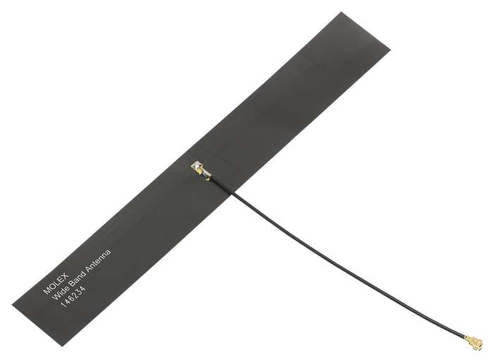 Molex (146234-0100 .) Omni-directional Antenna, 2.7GHz to 6GHz