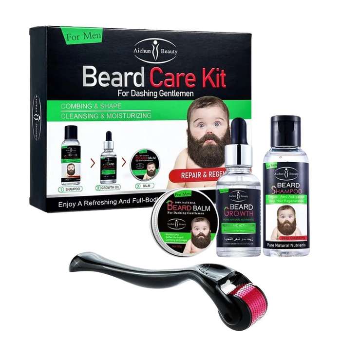 Beard Care Products and Derma Roller