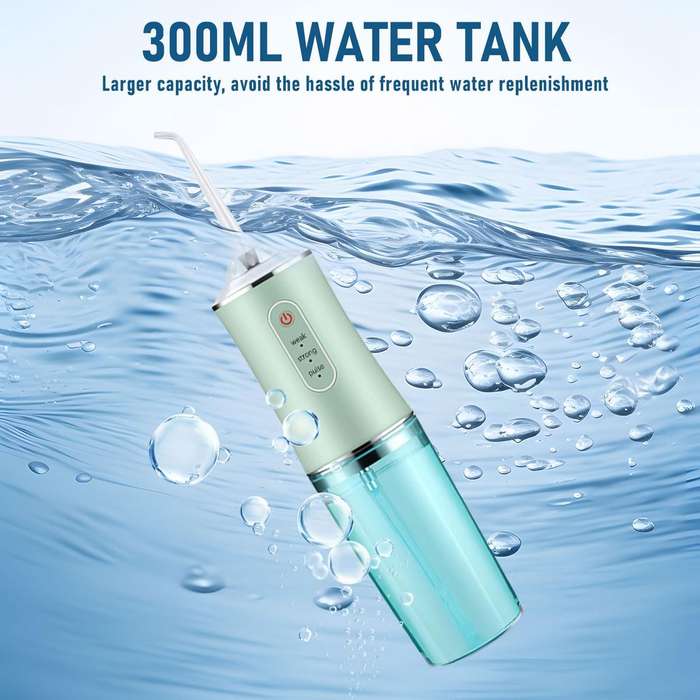 Electric Water Flosser Cordless for Teeth - Green