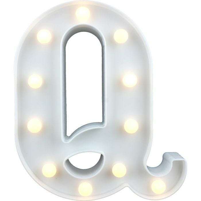 LED Letter Lights - Q
