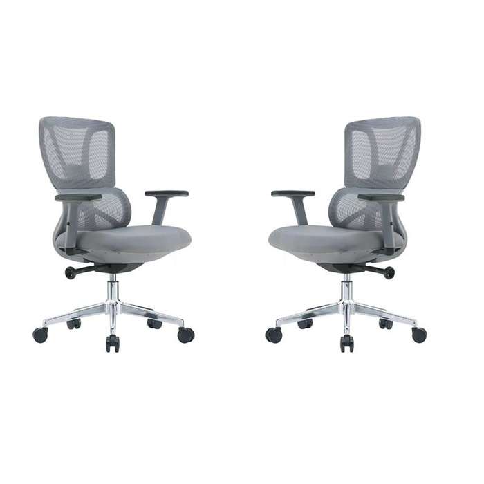 Office Chair - Modern Mesh Adjustable  - Grey Colour