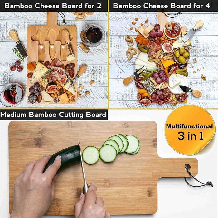 Bamboo Cheese Serving Board