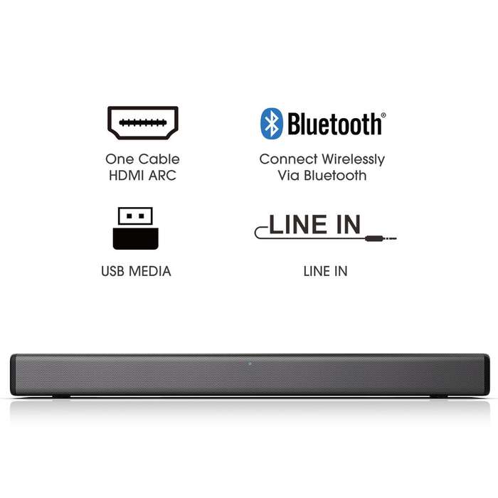 Hisense 2.1 CH 108W Bluetooth Soundbar with Built-in Subwoofer DOLBY 2.1