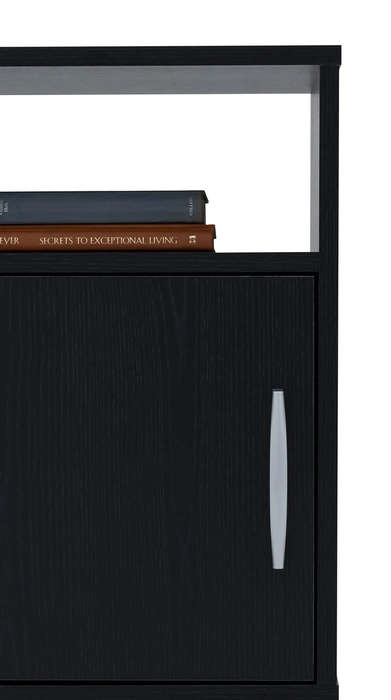 Modern Pedestal/Nightstand - 1-Drawer and 1-Shelf