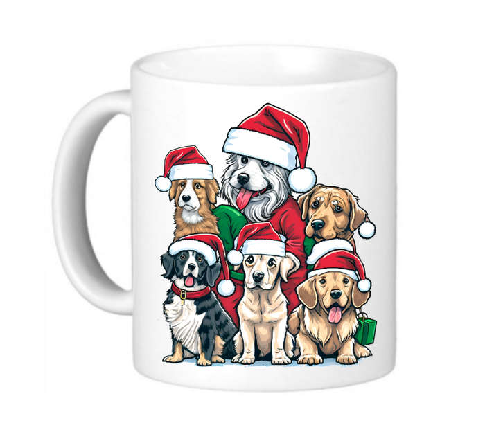 Christmas Coffee Mug - Cute Dog Coffee Mug