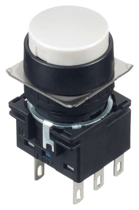 Idec (LB1B-A1T6W) Industrial Pushbutton Switch, LB, 16 mm