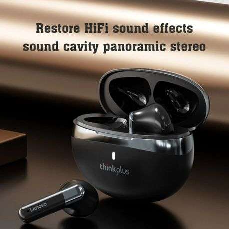 Lenovo Thinkplus - LP11 - TWS Wireless Dual Stereo Earbuds - Black