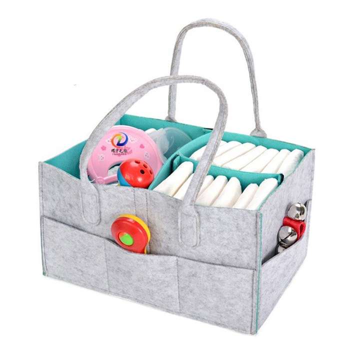 Baby caddy- Grey/Blue Green