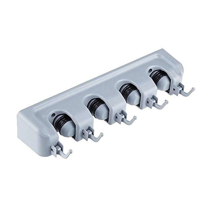 Mop and Broom Holder - Grey (REFURBISHED)