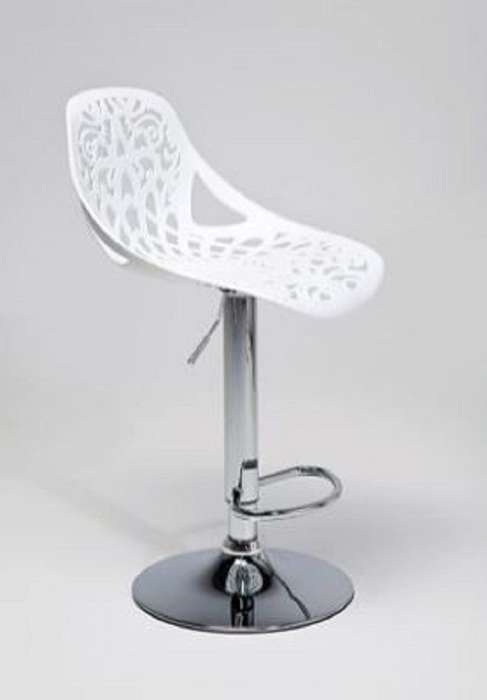 Reena Floral Barstool / Patio stools - White