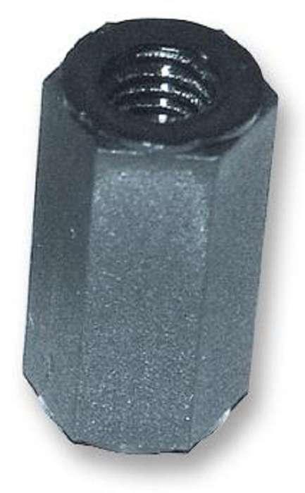 Ettinger (5.30.415) Standoff, Black Plated, Nylon 6.6 (Polyamide 6.6)