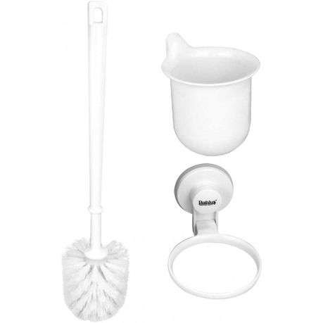 Bathlux Toilet Cleaning Brush with Suction Cup