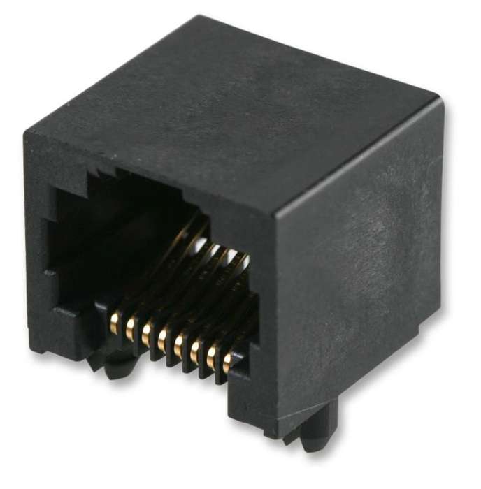 Molex (0438600001) Modular Connector, RJ45 Jack, 1 x 1 (Port), 8P8C