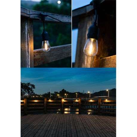 20 LED Solar Bulb String Lights PI-187