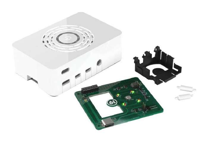 Multicomp Pro (ASM-1900143-11) Case Assembly, Power-Hat PCB, ABS