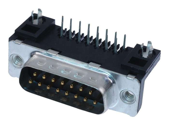 Amphenol (D15S13A4GX00LF) D Sub Connector, DB15, Standard, Receptacle