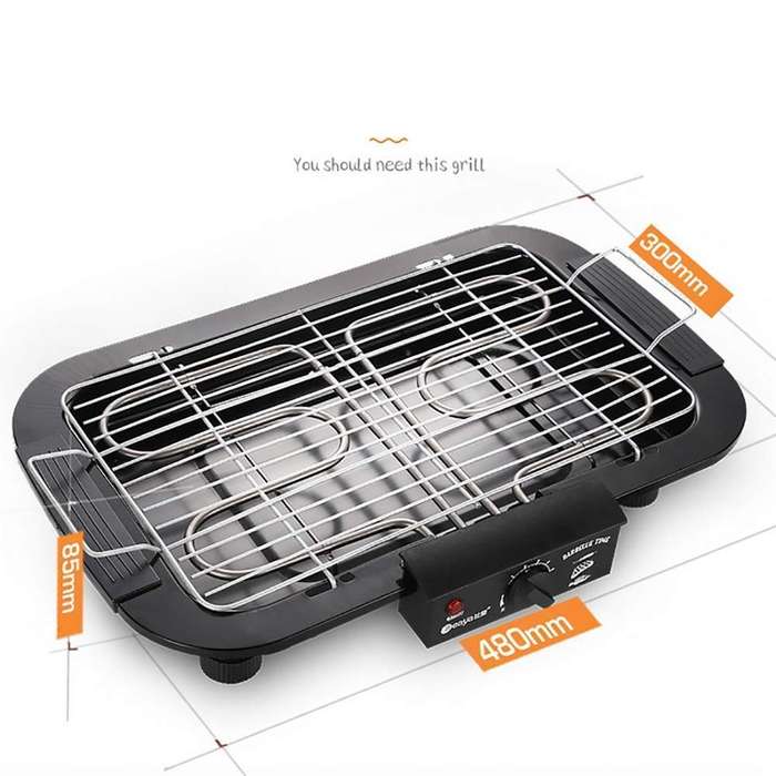 1800W Electric Barbeque Grill for Outdoor/Indoor Cooking