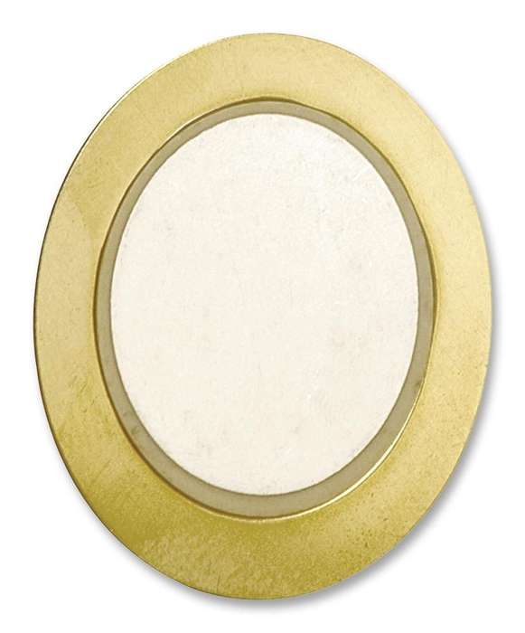 Multicomp Pro (MCABT-457-RC) Piezo Element, 2.8 kHz, 600 ohm, 0.037 µF