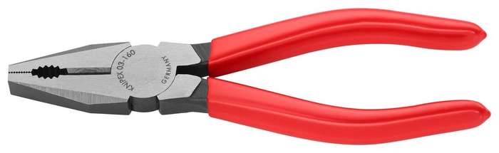 Knipex (03 01 160) Combination Plier, Polished, Steel, 160 mm Length