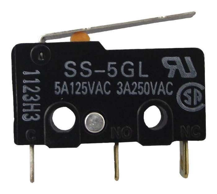 Omron (SS-5GL) Microswitch, Subminiature, Snap Action