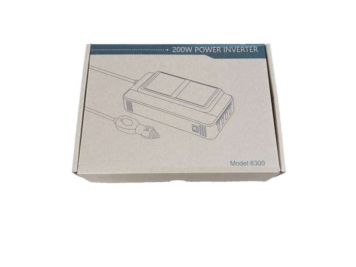 200W Dc 12v To Ac 220v 200 Watt Car Power Inverter With 4 USB ports