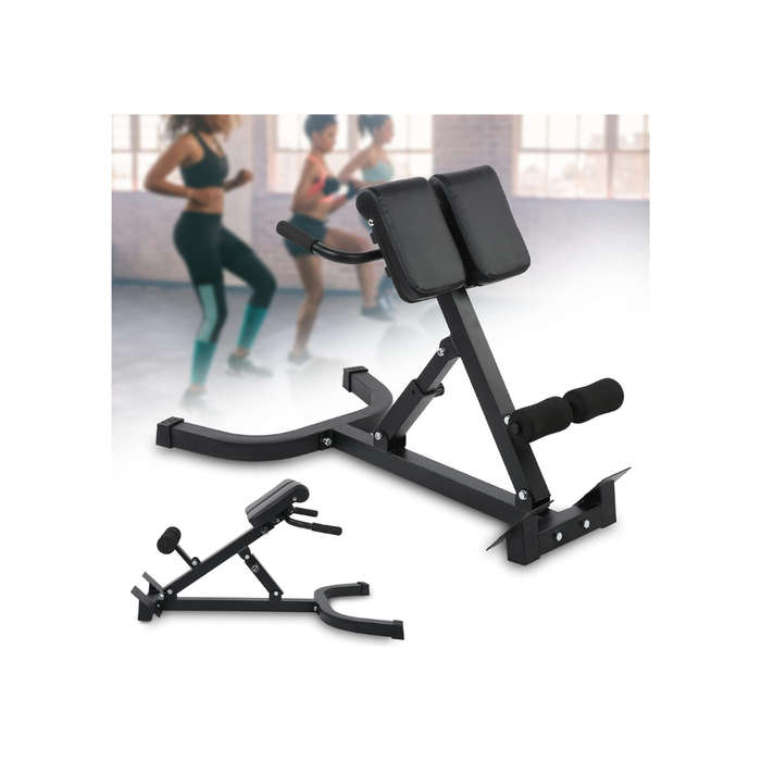 Roman Chair Foldable Hyperextension Bench & Multi-Functional Exercise Chair