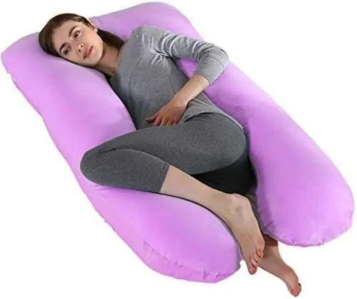 U-Shaped Full Body Pregnancy Pillow- PURPLE