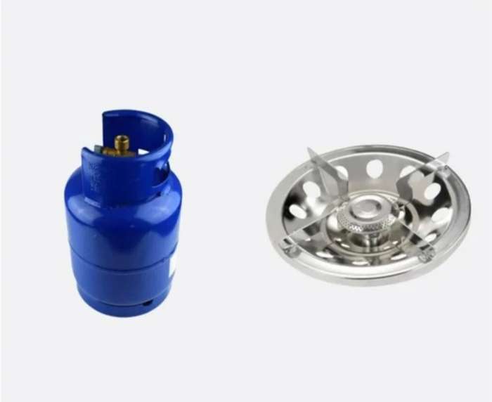 3 kg Gas Cylinder and Gas Cooker Top
