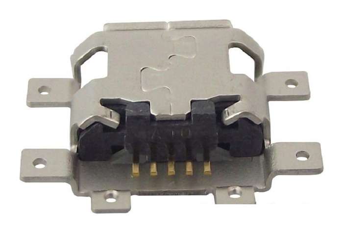 Molex (47491-0001) USB Connector, Micro USB Type B, USB 2.0, Receptacle