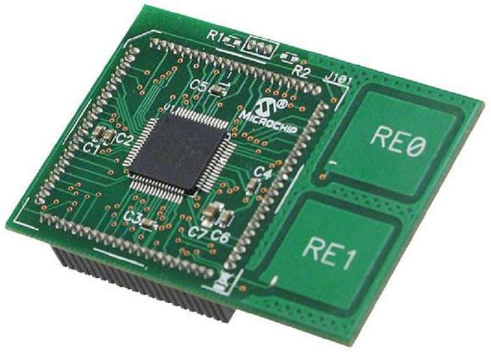 Microchip (MA180032) Plug-in Module, 64-Pin PIC18F66K80 Plug-In Module