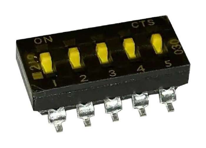 Cts (219-5MST) DIP / SIP Switch, SPST, 50 V, 100 mA