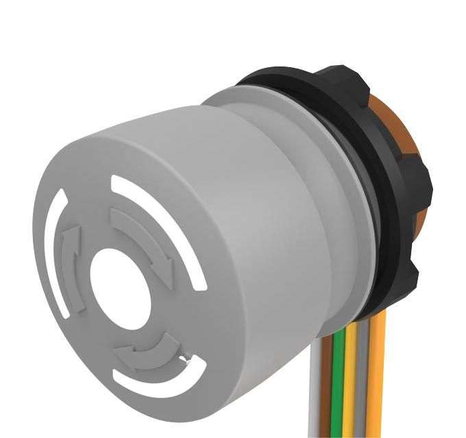Eao (84-6840.0040) Emergency Stop Switch, DPST-NC, On-Of, 5 A, 250 V, 250 V