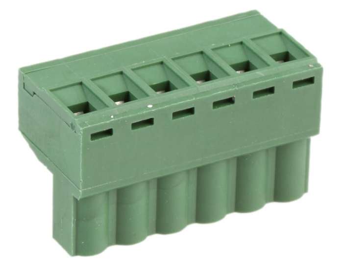 Multicomp Pro (MC000180) Pluggable Terminal Block, 5.08 mm, 6 Ways
