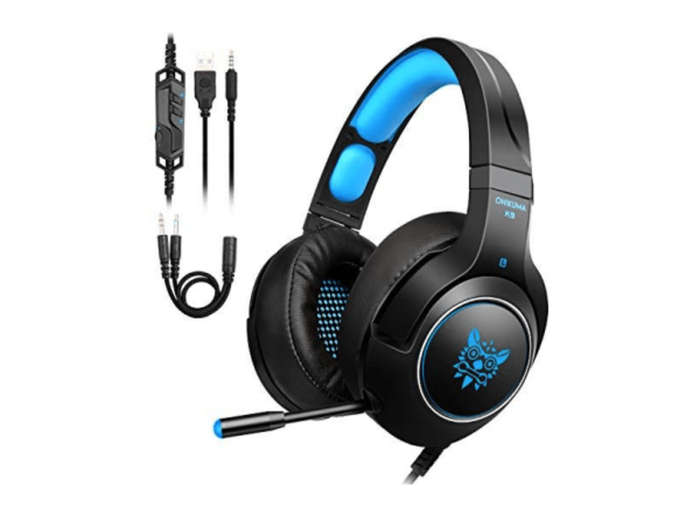 Onikuma K9 Gaming Headset with Retractable Mic - Xbox One/PC/Mac/PS4