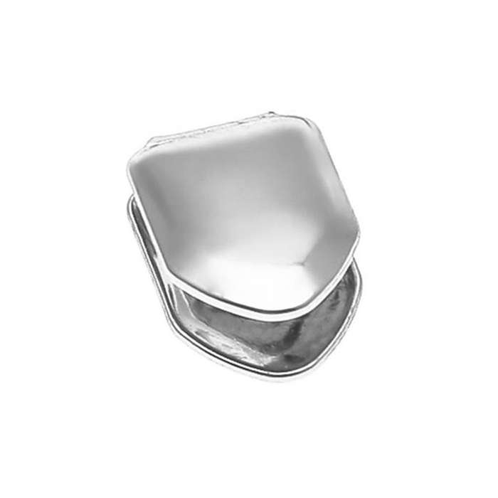 Teeth Grillz Single Clip-on Tooth Cap - Silver
