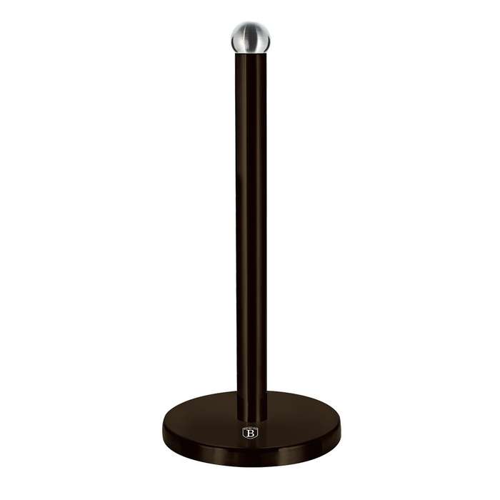 Berlinger Haus - 34 cm Premium Kitchen Roll Holder - Black Silver (Refurbished)(Damaged Bottom)