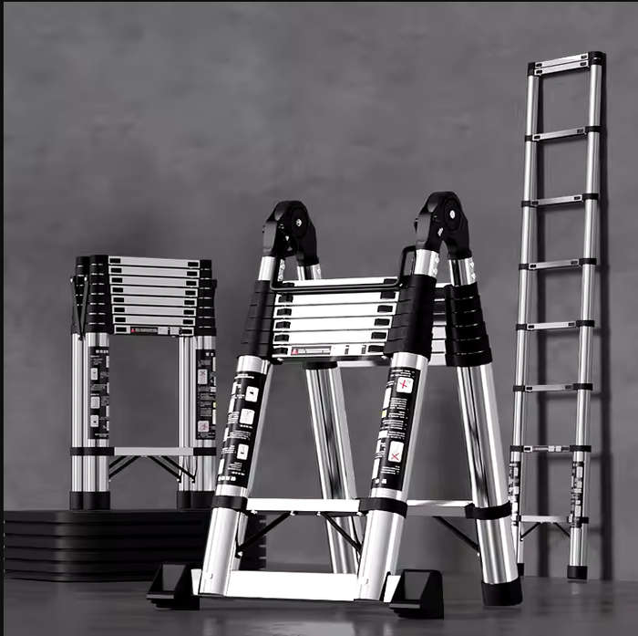 3.7m ultipurpose A-Frame Foldable Extension Telescopic Ladder