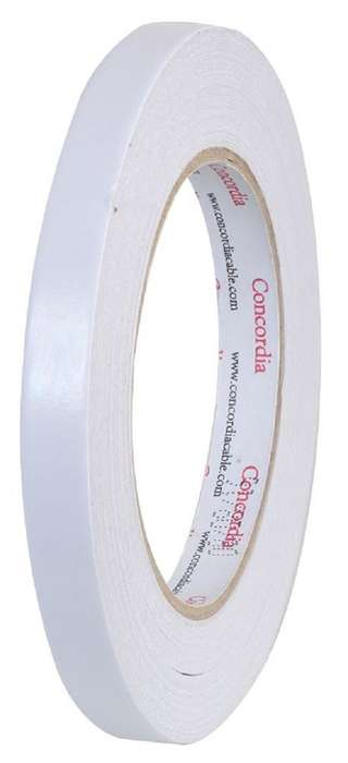 Pro Power (ADST12X33) Double Sided Tape, Paper, Black, 12 mm x 33 m