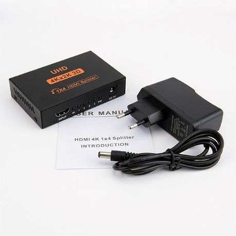 4K HDMI Splitter 1 IN 4 OUT