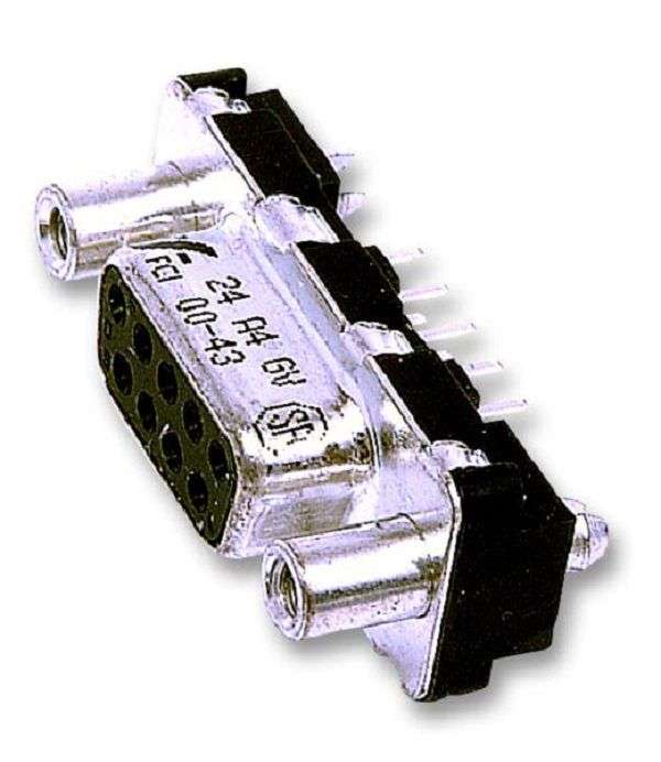 Amphenol (D15S24A4GV00LF) D Sub Connector, Receptacle, 15 Contacts