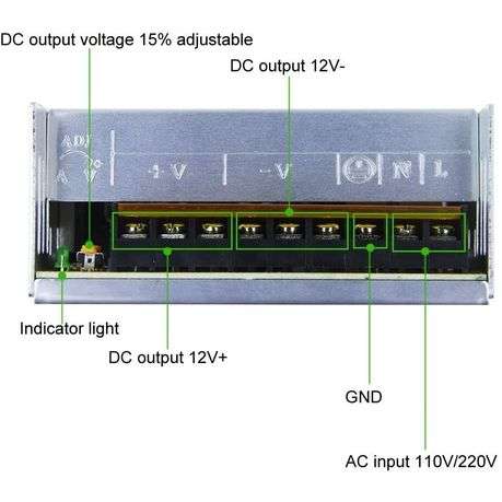 12V - 30A 360w Switching Power Supply