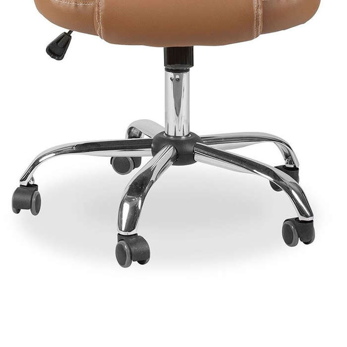 Office Chairs - Executive Swivel PU Leather Midback - Brown