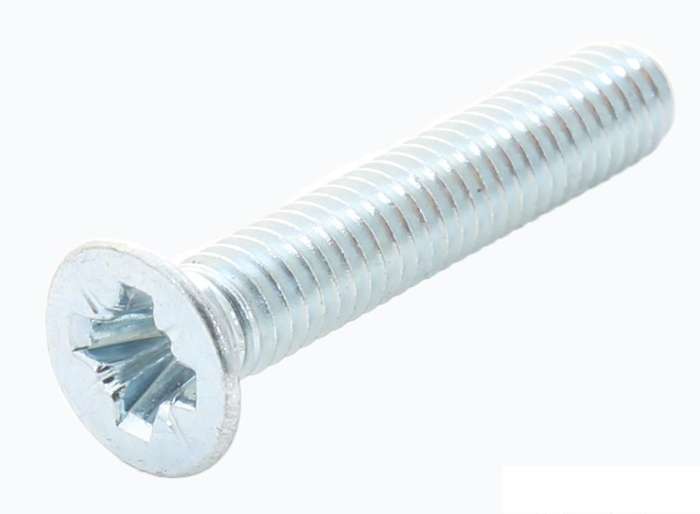 TR Fastenings (M3.520KRSTMCZ100-) Machine Screw, DIN 965, M3.5, 20 mm