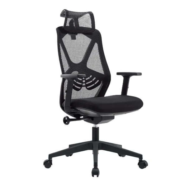 Office Chairs - Executive High Back Mesh Ergonomic - Black Colour
