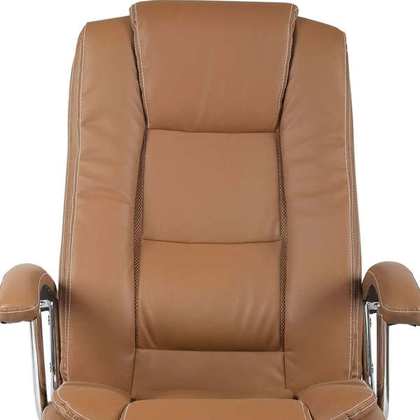 Office Chairs - Executive Swivel PU Leather Midback - Brown