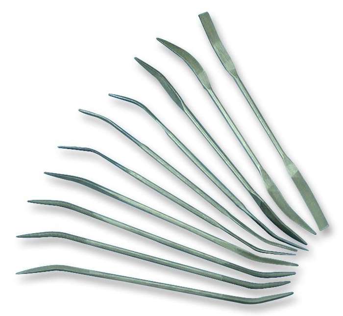 Multicomp Pro (PFL6003) File Set, Riffler, Double Ended, 10 Piece